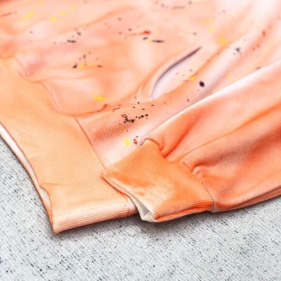 Gallery Dept Printed Pullover Hoodie Orange - Picture 5 of 6